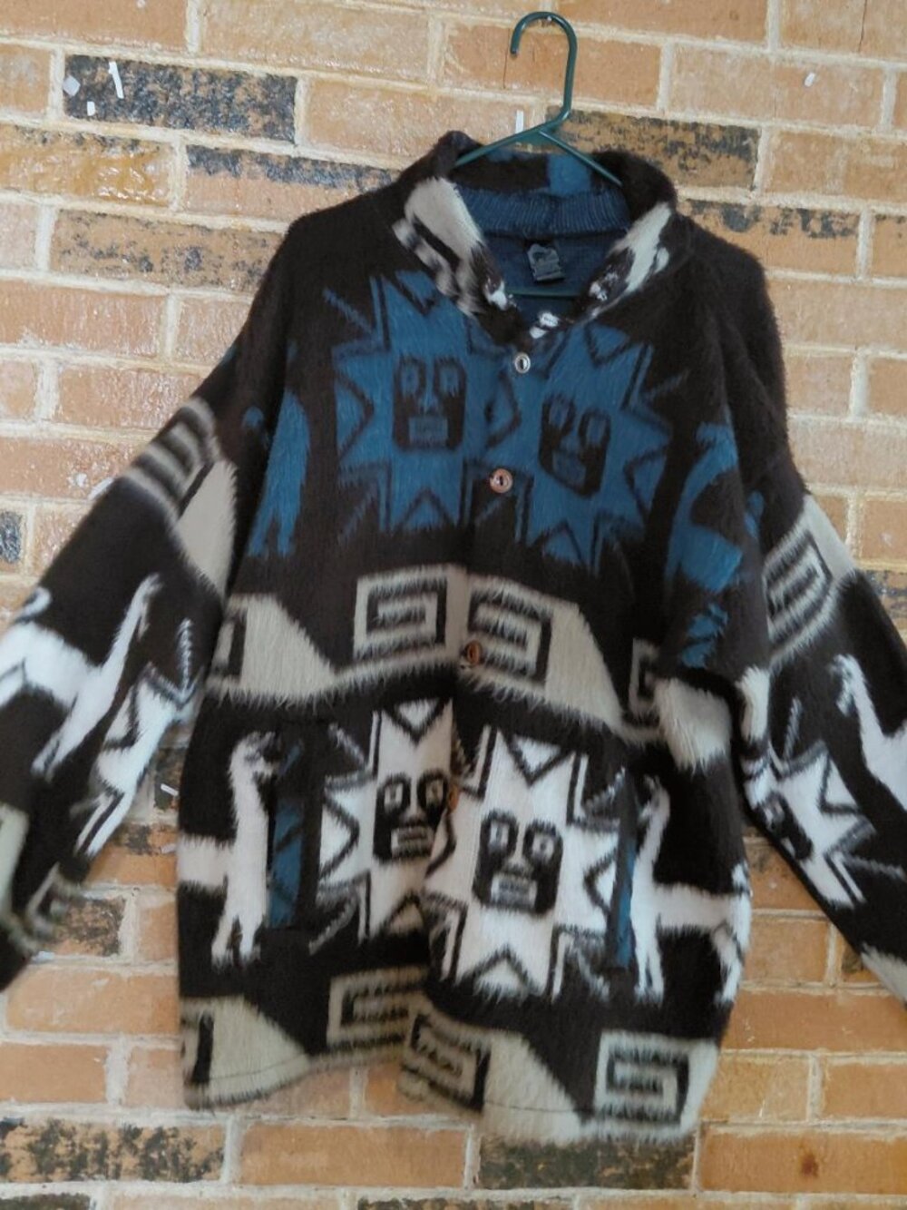 Vintage Inca Artesanias Wool 3/4 Length Jacket